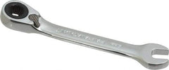 Paramount - 6mm 12 Point Combination Wrench - 15° Head Angle, 3-9/64" OAL, Chrome Vanadium Steel, Polished Finish - USA Tool & Supply