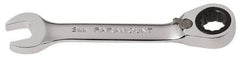 Paramount - 9mm 12 Point Combination Wrench - 15° Head Angle, 3-21/32" OAL, Chrome Vanadium Steel, Polished Finish - USA Tool & Supply