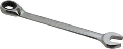 Paramount - 17mm 12 Point Combination Wrench - 15° Head Angle, 8-57/64" OAL, Chrome Vanadium Steel, Polished Finish - USA Tool & Supply