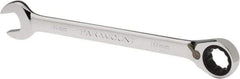 Paramount - 19mm 12 Point Combination Wrench - 15° Head Angle, 9-3/4" OAL, Chrome Vanadium Steel, Polished Finish - USA Tool & Supply