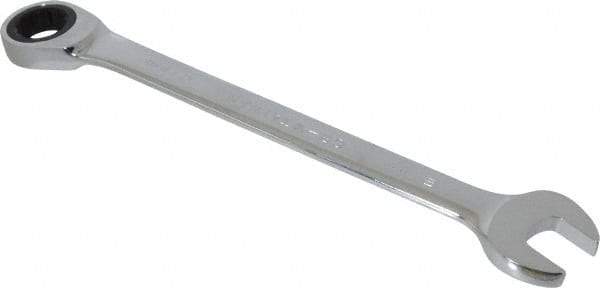 Paramount - 21mm 12 Point Combination Wrench - 15° Head Angle, 11-21/64" OAL, Chrome Vanadium Steel, Polished Finish - USA Tool & Supply