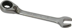 Paramount - 5/16" 12 Point Offset Combination Wrench - 15° Offset Angle, 3-1/2" OAL, Chrome Vanadium Steel, Polished Finish - USA Tool & Supply
