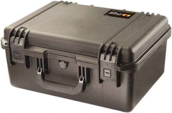 Pelican Products, Inc. - 15-13/64" Wide x 9" High, Clamshell Hard Case - Black, HPX High Performance Resin - USA Tool & Supply