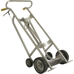 Wesco Industrial Products - 1,000 Lb Load Capacity, 30 & 55 Gal Pail Tipper - 25-7/8" Wide x 60" High, 4 Aluminum Wheels - USA Tool & Supply