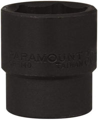 Paramount - 1/2" Drive 30mm Standard Impact Socket - 6 Points, 2" OAL - USA Tool & Supply