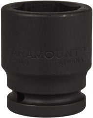 Paramount - 3/4" Drive 33mm Standard Impact Socket - 6 Points, 2-1/4" OAL - USA Tool & Supply