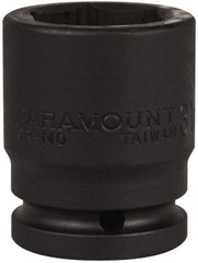 Paramount - 3/4" Drive 31mm Standard Impact Socket - 6 Points, 2-1/4" OAL - USA Tool & Supply
