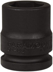 Paramount - 3/4" Drive 26mm Standard Impact Socket - 6 Points, 2-3/32" OAL - USA Tool & Supply