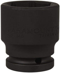 Paramount - 3/4" Drive 35mm Standard Impact Socket - 6 Points, 2-1/4" OAL - USA Tool & Supply