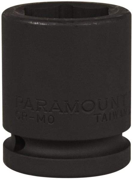 Paramount - 3/4" Drive 28mm Standard Impact Socket - 6 Points, 2-3/32" OAL - USA Tool & Supply