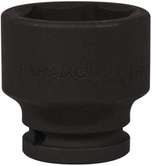 Paramount - 3/4" Drive 1-5/8" Standard Impact Socket - 6 Points, 2-9/32" OAL - USA Tool & Supply