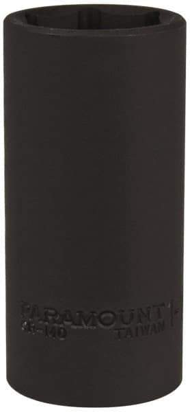 Paramount - 1/2" Drive 1-1/8" Deep Impact Socket - 6 Points, 3-1/2" OAL - USA Tool & Supply