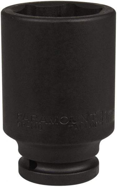 Paramount - 3/4" Drive 41mm Deep Impact Socket - 6 Points, 3-35/64" OAL - USA Tool & Supply