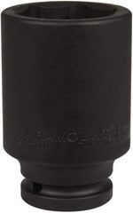 Paramount - 3/4" Drive 41mm Deep Impact Socket - 6 Points, 3-35/64" OAL - USA Tool & Supply