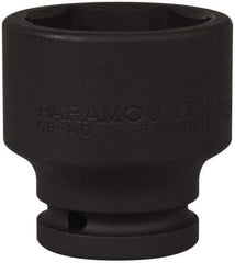 Paramount - 3/4" Drive 43mm Standard Impact Socket - 6 Points, 2-7/16" OAL - USA Tool & Supply