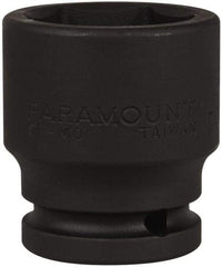 Paramount - 3/4" Drive 1-3/8" Standard Impact Socket - 6 Points, 2-1/4" OAL - USA Tool & Supply