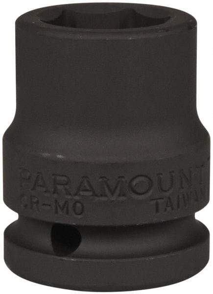 Paramount - 3/4" Drive 7/8" Standard Impact Socket - 6 Points, 2" OAL - USA Tool & Supply