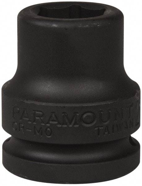 Paramount - 3/4" Drive 20mm Standard Impact Socket - 6 Points, 2" OAL - USA Tool & Supply