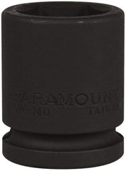 Paramount - 3/4" Drive 1-1/8" Standard Impact Socket - 6 Points, 2-3/32" OAL - USA Tool & Supply
