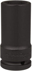 Paramount - 3/4" Drive 26mm Deep Impact Socket - 6 Points, 3-35/64" OAL - USA Tool & Supply