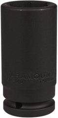 Paramount - 3/4" Drive 30mm Deep Impact Socket - 6 Points, 3-35/64" OAL - USA Tool & Supply
