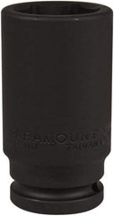 Paramount - 3/4" Drive 33mm Deep Impact Socket - 6 Points, 3-35/64" OAL - USA Tool & Supply