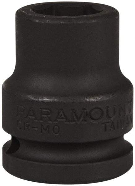 Paramount - 3/4" Drive 3/4" Standard Impact Socket - 6 Points, 2" OAL - USA Tool & Supply