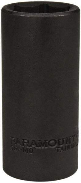 Paramount - 1/2" Drive 25mm Deep Impact Socket - 6 Points, 3-1/2" OAL - USA Tool & Supply