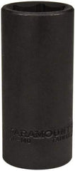 Paramount - 1/2" Drive 25mm Deep Impact Socket - 6 Points, 3-1/2" OAL - USA Tool & Supply