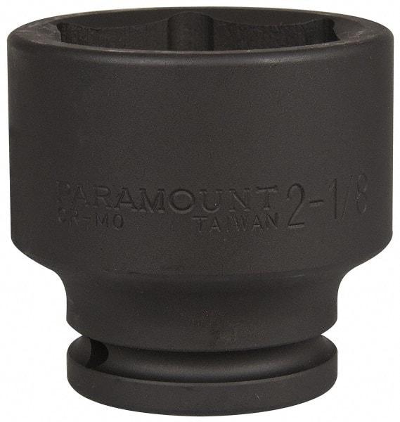 Paramount - 3/4" Drive 2-1/8" Standard Impact Socket - 6 Points, 2-51/64" OAL - USA Tool & Supply