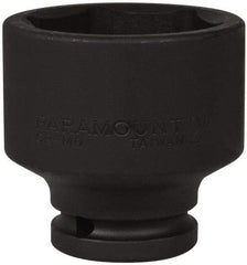 Paramount - 3/4" Drive 2" Standard Impact Socket - 6 Points, 2-11/16" OAL - USA Tool & Supply