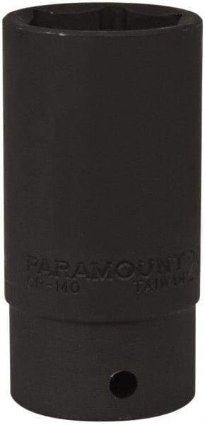 Paramount - 1/2" Drive 29mm Deep Impact Socket - 6 Points, 3-1/2" OAL - USA Tool & Supply