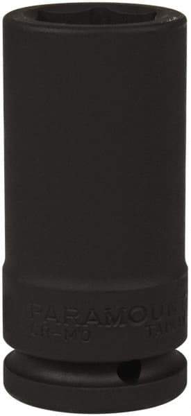 Paramount - 3/4" Drive 1-1/16" Deep Impact Socket - 6 Points, 3-35/64" OAL - USA Tool & Supply