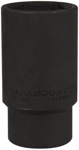 Paramount - 1/2" Drive 32mm Deep Impact Socket - 6 Points, 3-1/2" OAL - USA Tool & Supply