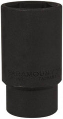 Paramount - 1/2" Drive 32mm Deep Impact Socket - 6 Points, 3-1/2" OAL - USA Tool & Supply