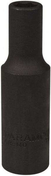 Paramount - 1/2" Drive 3/8" Deep Impact Socket - 6 Points, 3-5/16" OAL - USA Tool & Supply