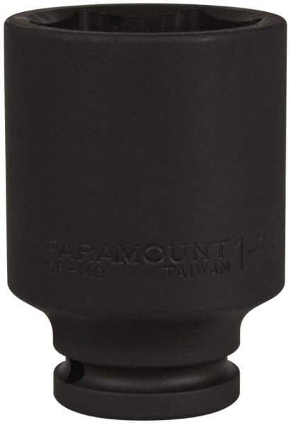 Paramount - 3/4" Drive 1-13/16" Deep Impact Socket - 6 Points, 3-35/64" OAL - USA Tool & Supply