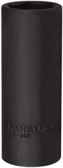 Paramount - 1/2" Drive 21mm Deep Impact Socket - 6 Points, 3-5/64" OAL - USA Tool & Supply