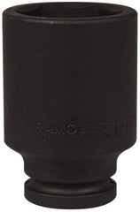 Paramount - 3/4" Drive 1-11/16" Deep Impact Socket - 6 Points, 3-35/64" OAL - USA Tool & Supply