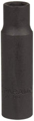 Paramount - 1/2" Drive 11mm Deep Impact Socket - 6 Points, 3-5/64" OAL - USA Tool & Supply