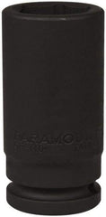 Paramount - 3/4" Drive 1-3/16" Deep Impact Socket - 6 Points, 3-35/64" OAL - USA Tool & Supply