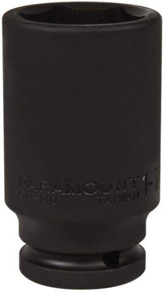 Paramount - 3/4" Drive 1-7/16" Deep Impact Socket - 6 Points, 3-35/64" OAL - USA Tool & Supply