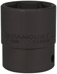 Paramount - 1/2" Drive 1-1/8" Standard Impact Socket - 6 Points, 2" OAL - USA Tool & Supply