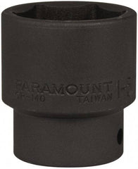 Paramount - 1/2" Drive 1-5/16" Standard Impact Socket - 6 Points, 2" OAL - USA Tool & Supply