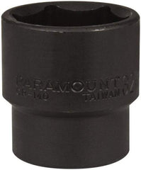 Paramount - 1/2" Drive 32mm Standard Impact Socket - 6 Points, 2" OAL - USA Tool & Supply