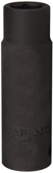 Paramount - 1/2" Drive 12mm Deep Impact Socket - 6 Points, 3-5/64" OAL - USA Tool & Supply