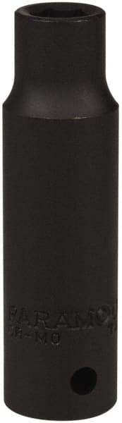 Paramount - 1/2" Drive 10mm Deep Impact Socket - 6 Points, 3-5/64" OAL - USA Tool & Supply