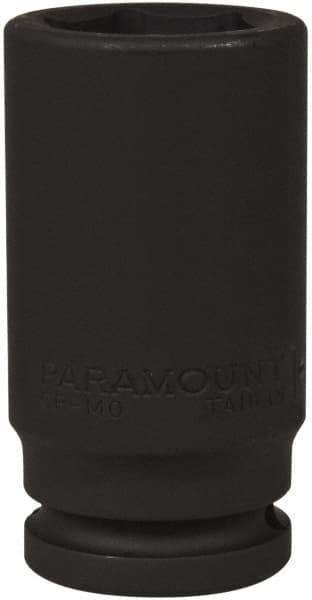 Paramount - 3/4" Drive 1-1/4" Deep Impact Socket - 6 Points, 3-35/64" OAL - USA Tool & Supply