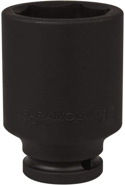 Paramount - 3/4" Drive 1-3/4" Deep Impact Socket - 6 Points, 3-35/64" OAL - USA Tool & Supply