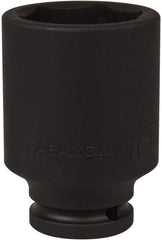 Paramount - 3/4" Drive 1-3/4" Deep Impact Socket - 6 Points, 3-35/64" OAL - USA Tool & Supply